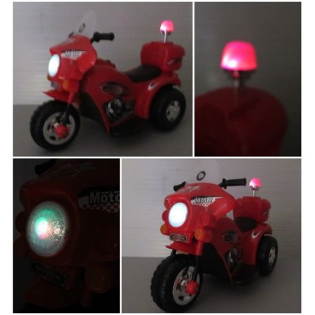 Ragil Motorek M7 czerwony, motorek na akumulator - 5