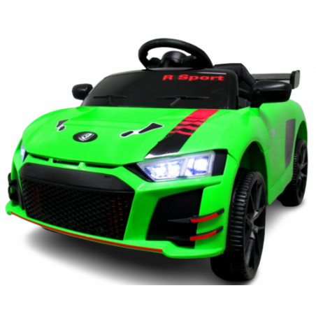 Ragil Cabrio A1 Zielony, autko na akumulator, funkcja bujania, PILOT - 1