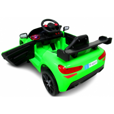 Ragil Cabrio A1 Zielony, autko na akumulator, funkcja bujania, PILOT - 6