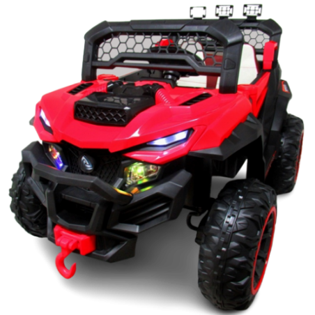 Ragil Buggy X9 Autko na akumulator, czerwony, fotelik z ekoskóry - 5