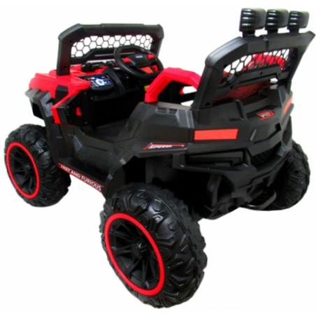 Ragil Buggy X9 Autko na akumulator, czerwony, fotelik z ekoskóry - 8