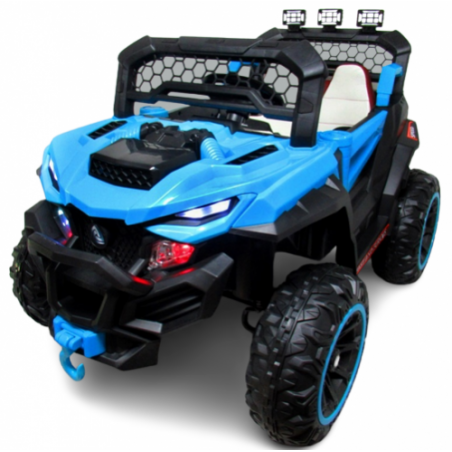 Ragil Buggy X9 Autko na akumulator, niebieski, fotelik z ekoskóry - 7