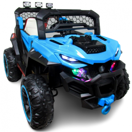Ragil Buggy X9 Autko na akumulator, niebieski, fotelik z ekoskóry - 8
