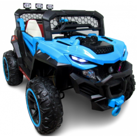 Ragil Buggy X9 Autko na akumulator, niebieski, fotelik z ekoskóry - 9