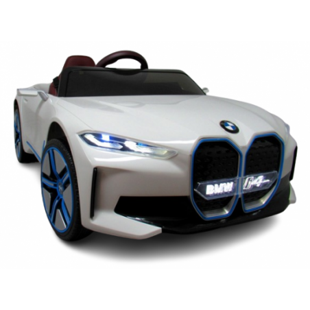 Ragil BMW i4 Biały Auto na akumulator EVA Skóra pilot - 1