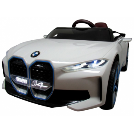 Ragil BMW i4 Biały Auto na akumulator EVA Skóra pilot - 2