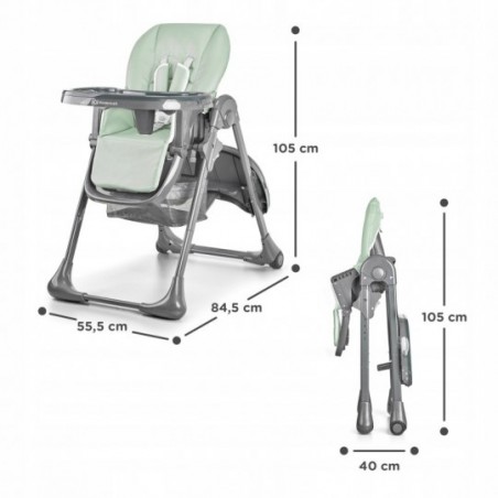 KINDERKRAFT Krzesełko do karmienia TASTEE OLIVE - 12