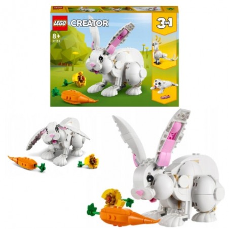 LEGO Creator Biały królik 31133 - 3