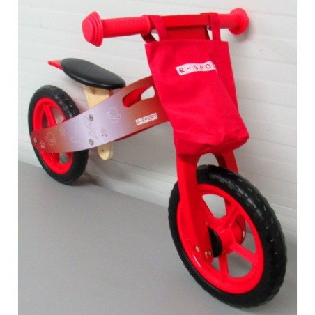 Ragil Rowerek biegowy R10 czerwony  drewniany R-Sport Koła EVA - 25