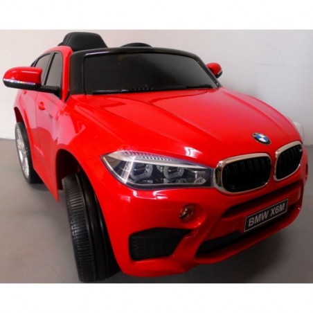 Ragil BMW X6M czerwony Miękkie koła Eva, miękki fotelik Licencja - 16
