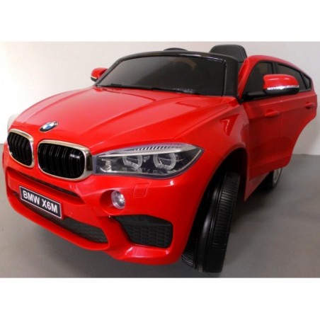 Ragil BMW X6M czerwony Miękkie koła Eva, miękki fotelik Licencja - 21