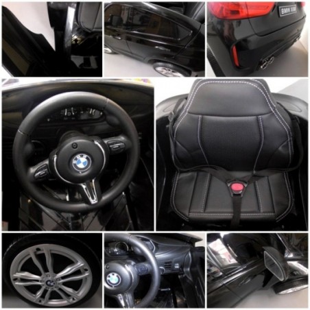 Ragil BMW X6M czarny Miękkie koła Eva, miękki fotelik Licencja - 23