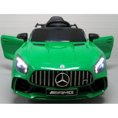 Ragil Mercedes GTR-S zielony  Miękkie koła Eva, miękki fotelik Licencja - 14