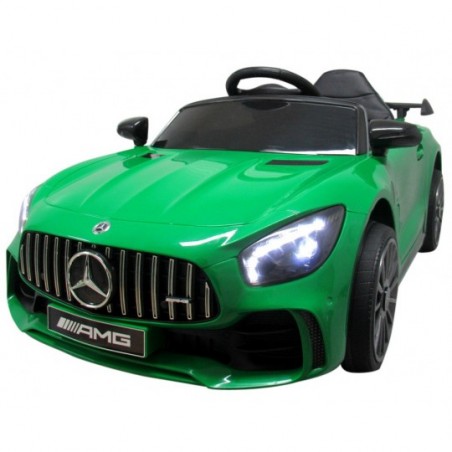 Ragil Mercedes GTR-S zielony  Miękkie koła Eva, miękki fotelik Licencja - 16