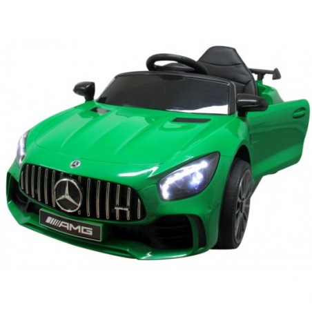 Ragil Mercedes GTR-S zielony  Miękkie koła Eva, miękki fotelik Licencja - 17