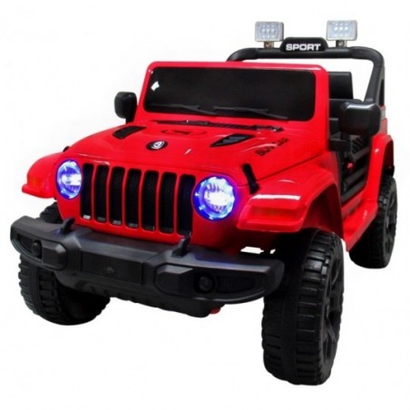 Ragil Duży Jeep X10 czerwony, 2 silniki BUJAK - 15