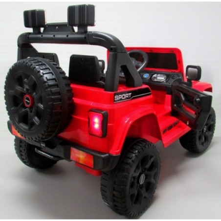 Ragil Duży Jeep X10 czerwony, 2 silniki BUJAK - 20